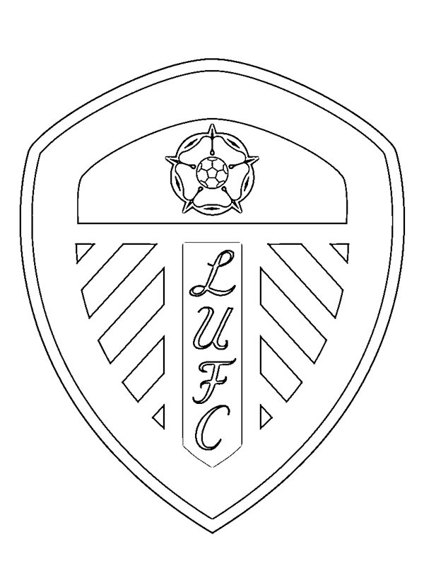 Leeds United FC Colouring page