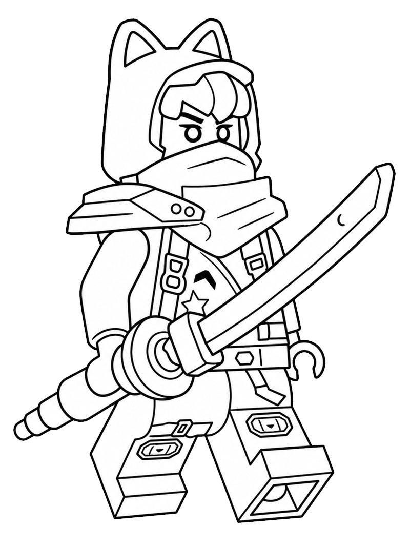 LEGO Ninjago Sora Colouring page
