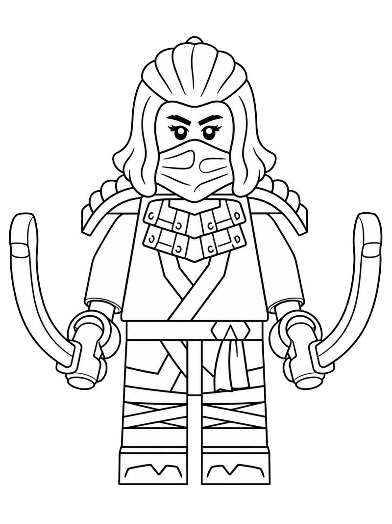 LEGO Ninjago Wyldfyre Colouring page