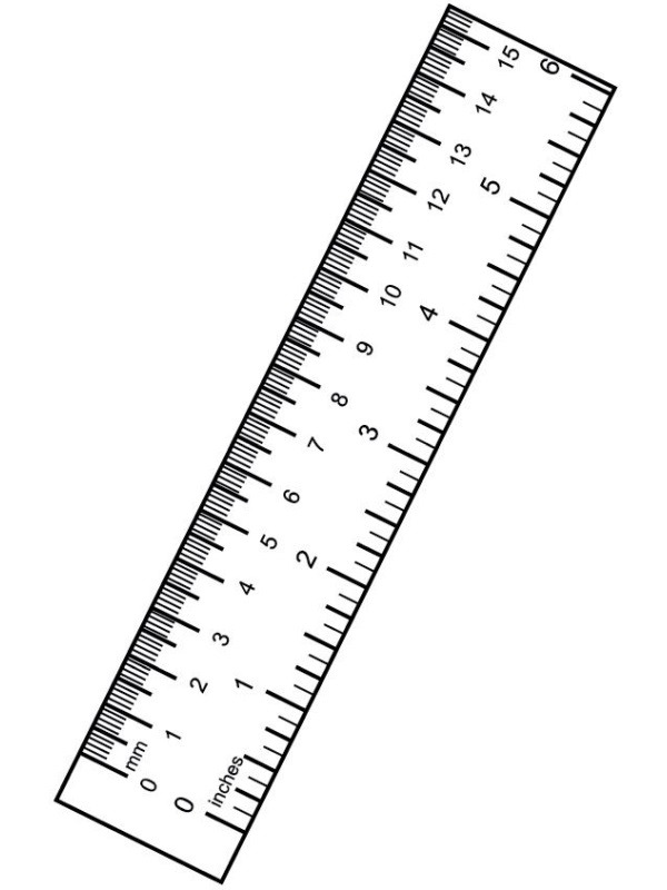 ruler Colouring page