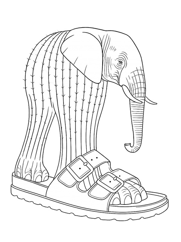 Lirili Larila Brainrot Italian Colouring page Lirili Larila Brainrot Italian Colouring page