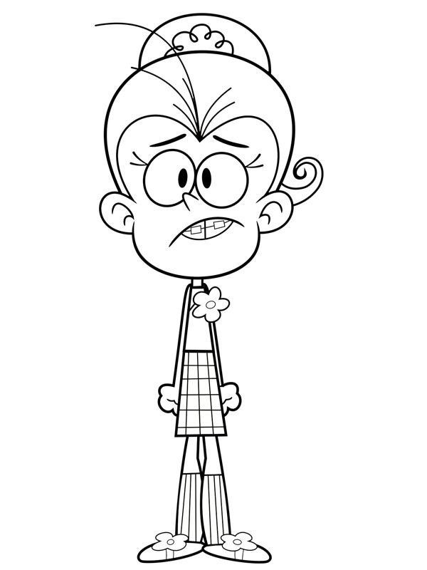 Luan Loud Colouring page
