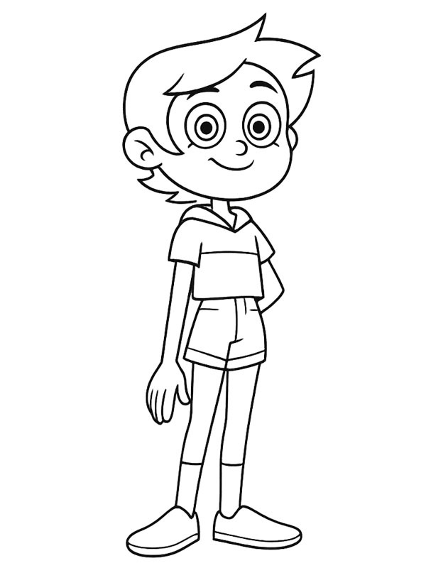 Luz Noceda (The Owl House) Colouring page