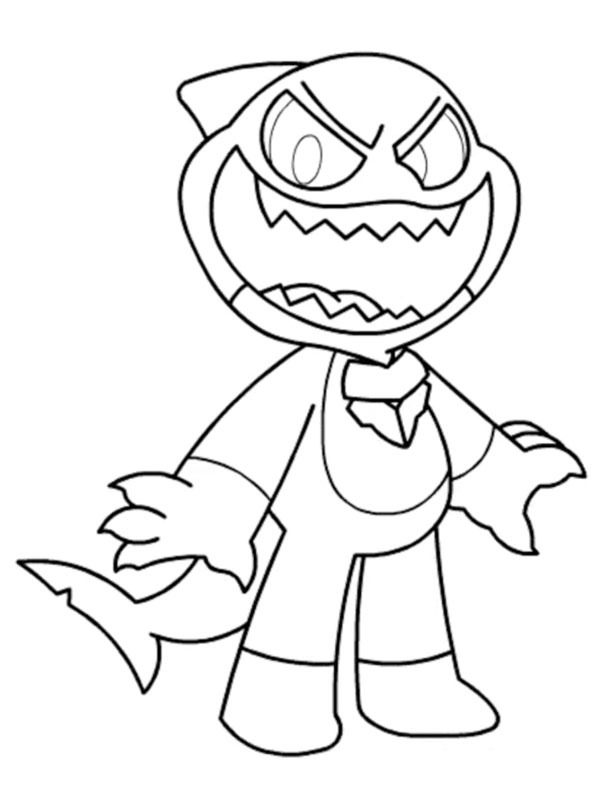 Maggie Mako Colouring page