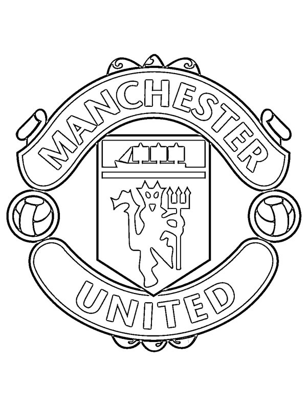 Manchester United Colouring page