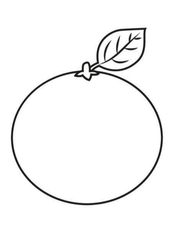 Mandarin Colouring page