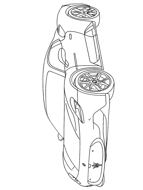 Maserati MCPura Colouring page