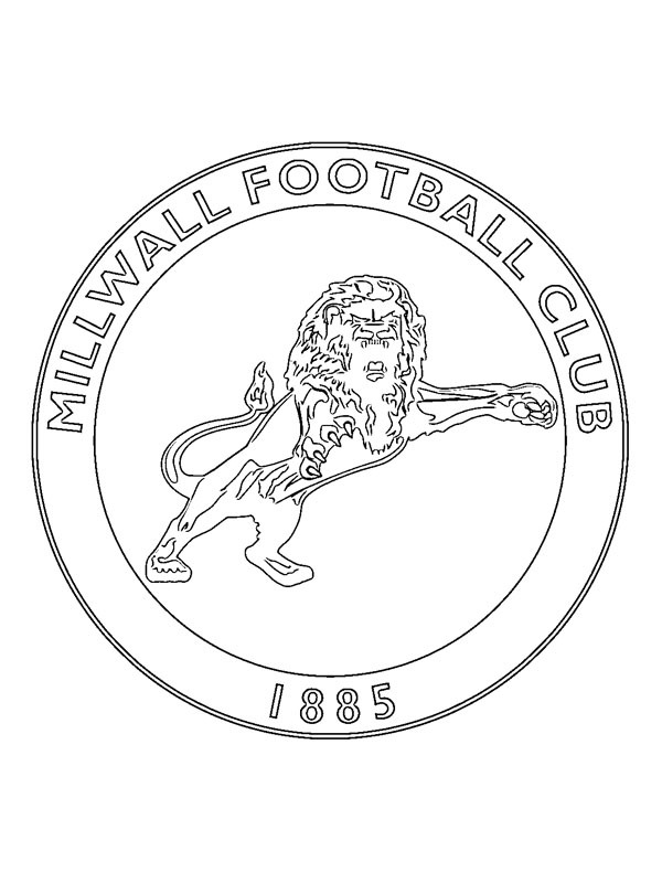 Millwall FC Colouring page