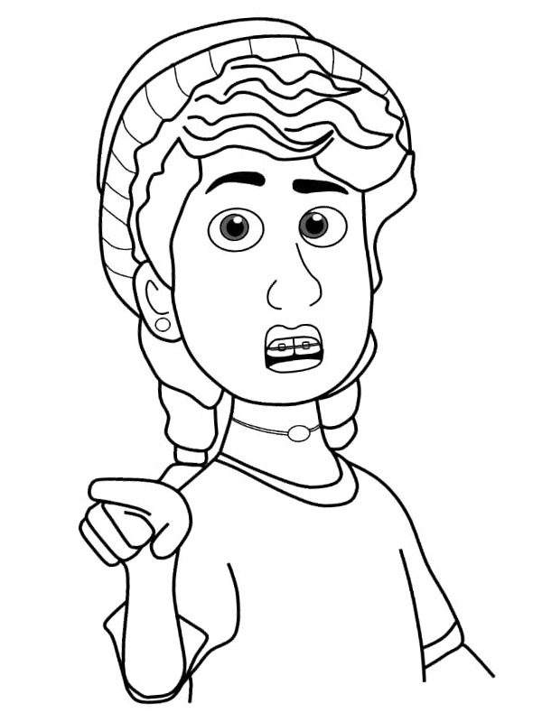 Miriam (Turning Red) Colouring page