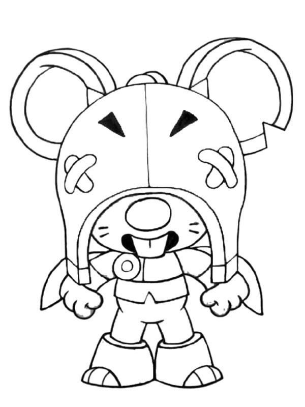 Colouring Page Moe Brawl Stars Coloringpage ca