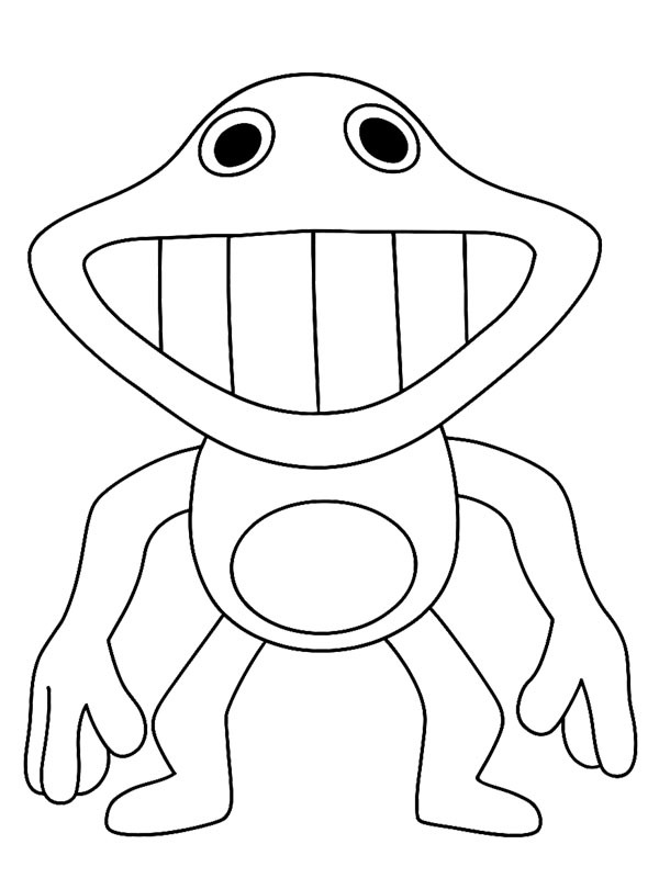 Monkey Larry (Garten of Banban) Colouring page