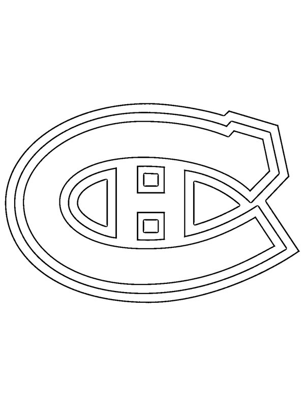 Montreal Canadiens Colouring page