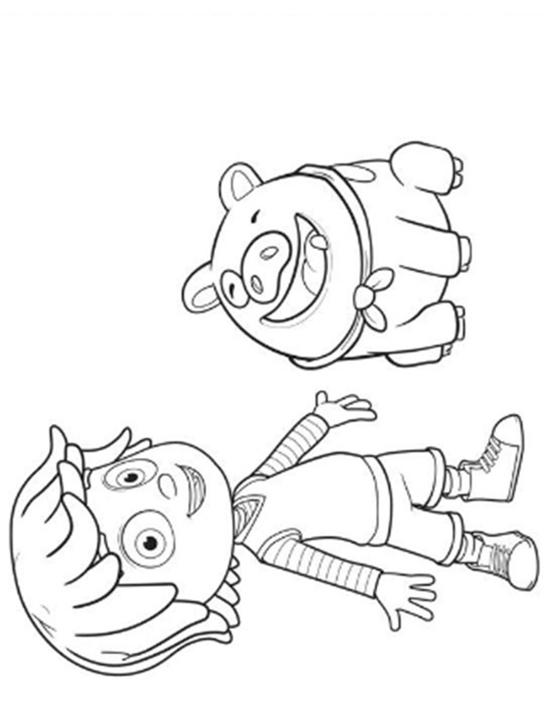 monty kazoops and jimmy jones Colouring page monty kazoops and jimmy jones Colouring page