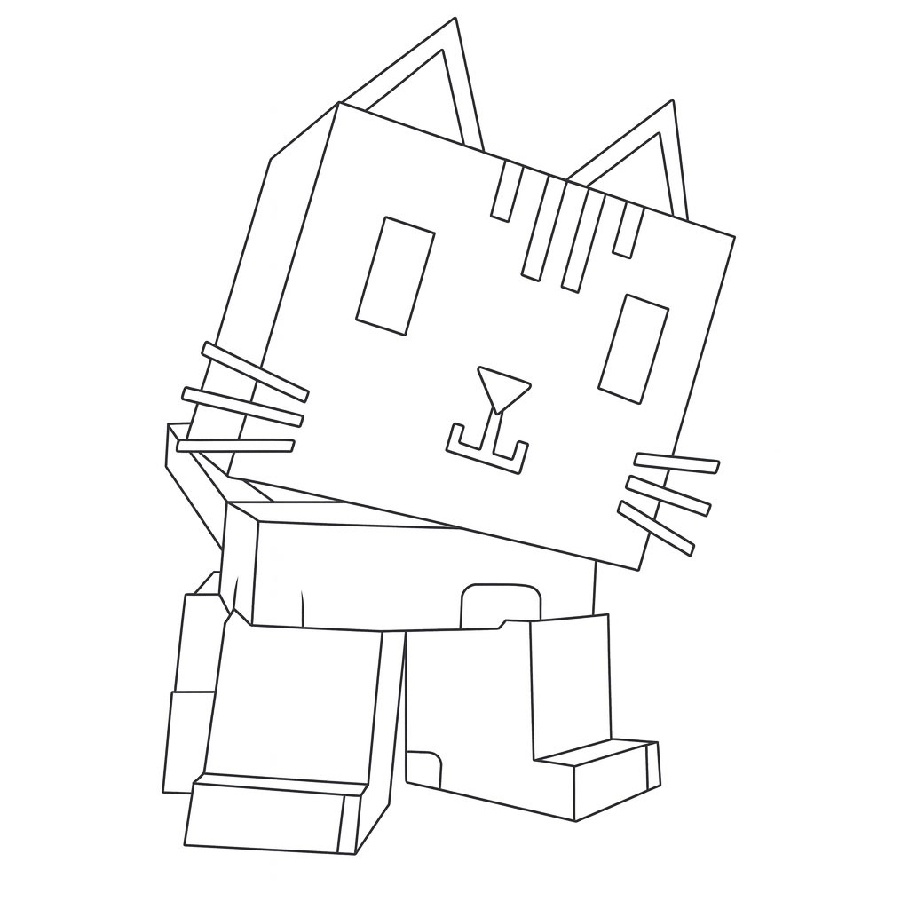 Moon Cat (Grow A Garden) Colouring page Moon Cat (Grow A Garden) Colouring page