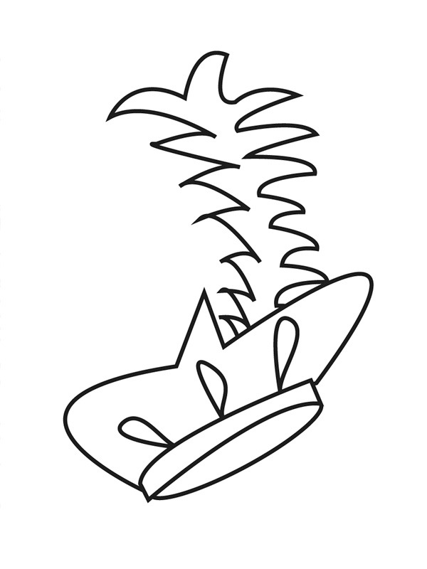 hat of piet Colouring page