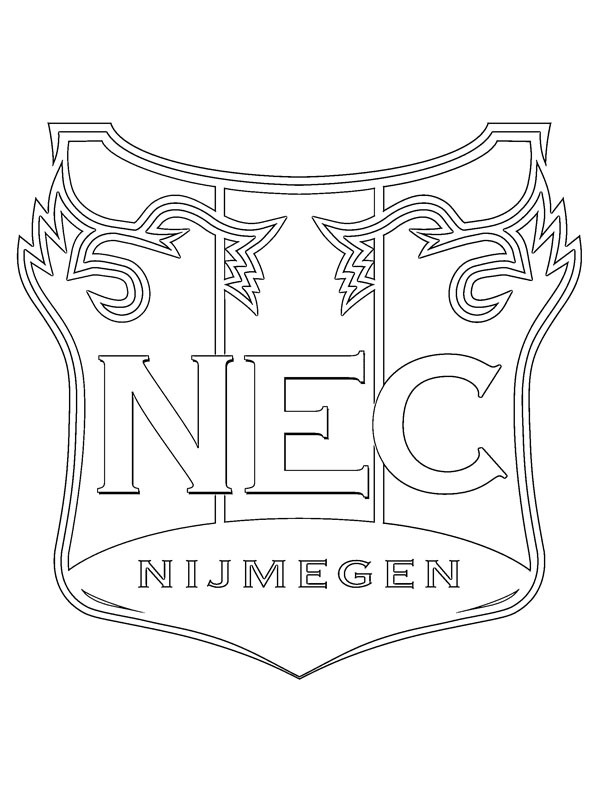 NEC Nijmegen Colouring page