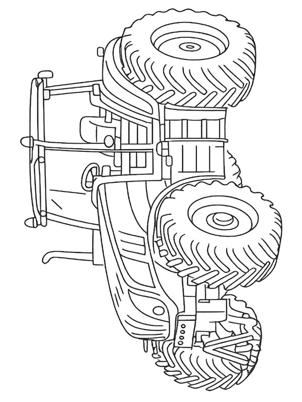 New Holland T8.390 Colouring page