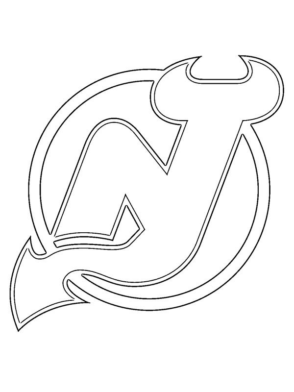 New Jersey Devils Colouring page