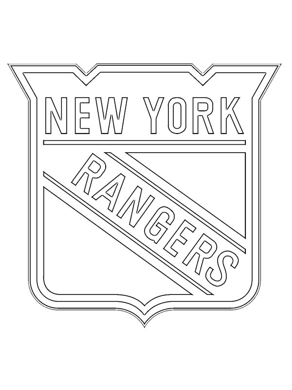 colouring page New York Rangers | coloringpage.ca