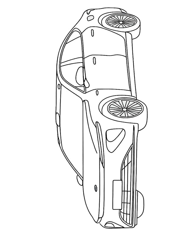 NIO ET7 Colouring page