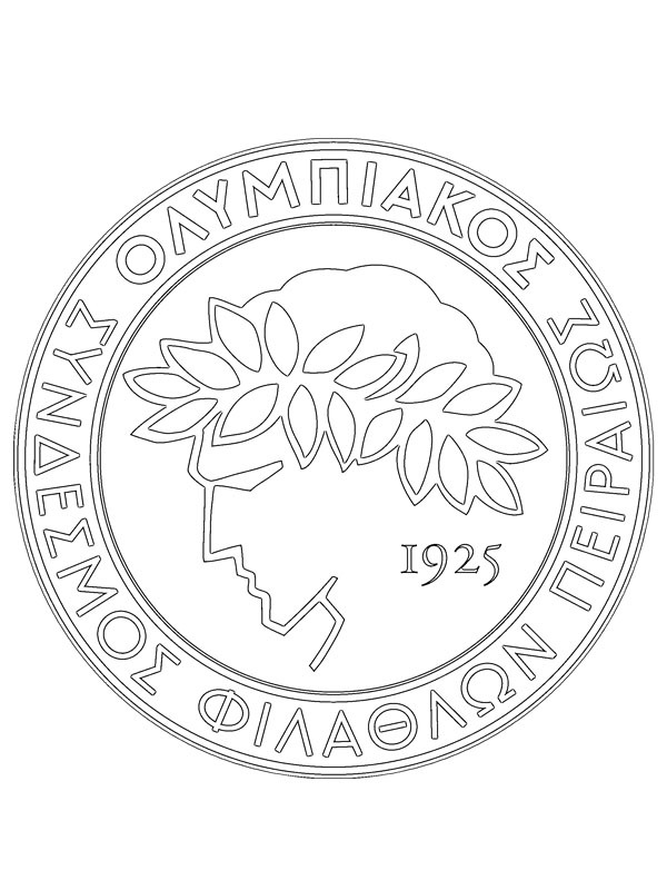Olympiakos Piraeus Colouring page
