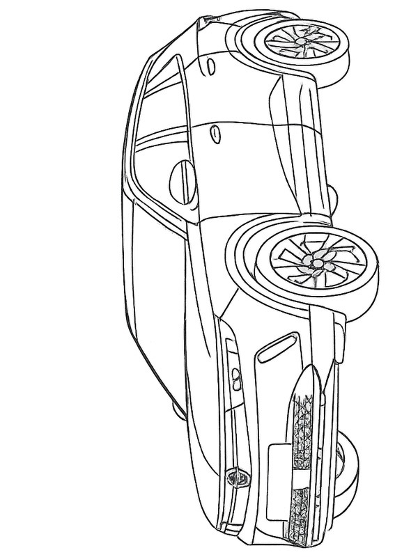 Opel Grandland Colouring page