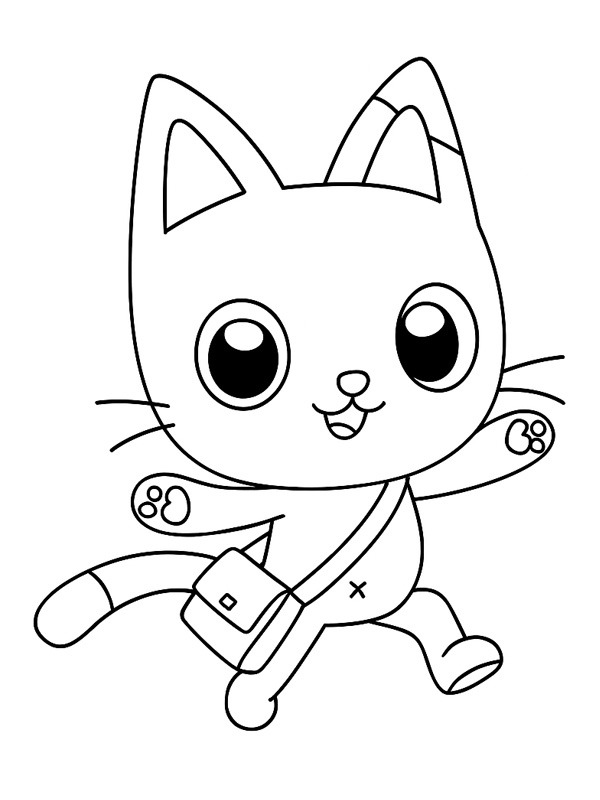 Pandy Paws Colouring page