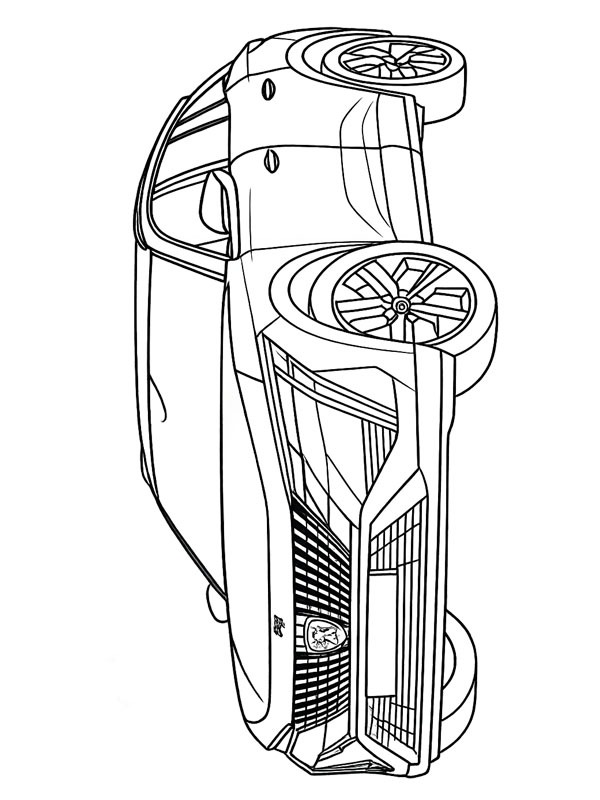 Peugeot 408 Colouring page