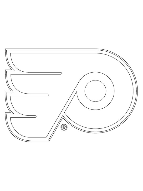 Philadelphia Flyers Colouring page