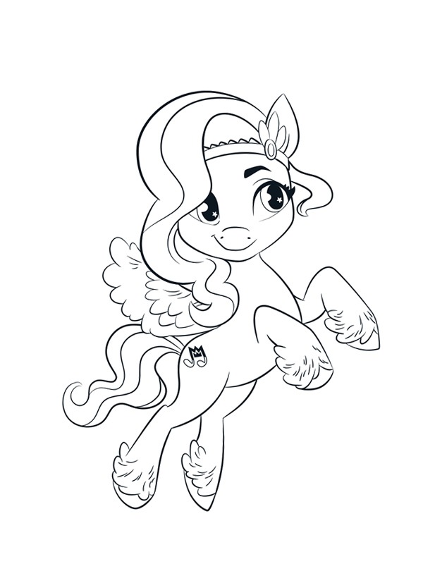 Pipp Petals Colouring page