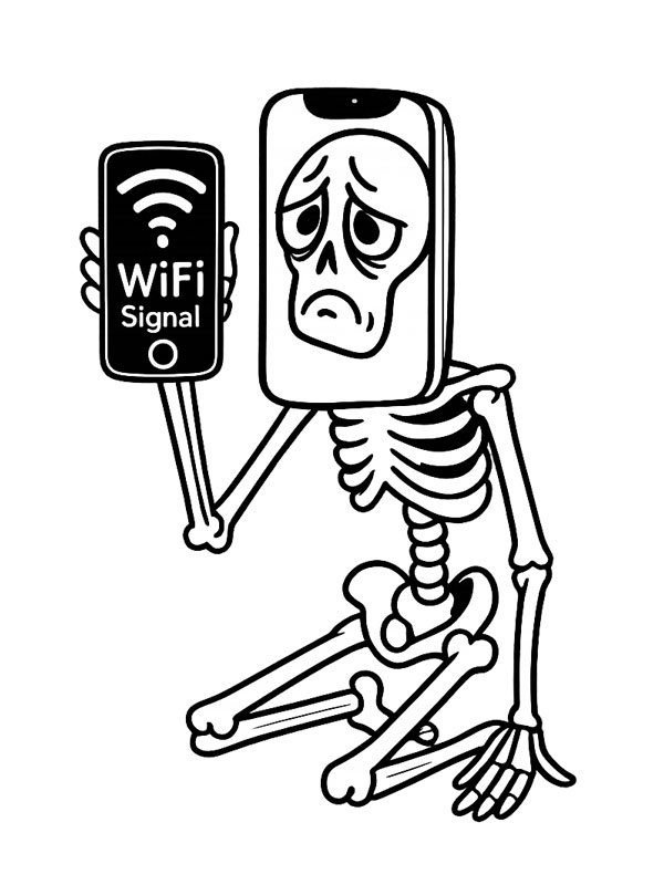 Pot Hotspot Colouring page