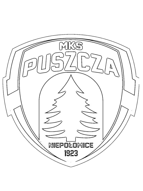 Puszcza Niepołomice Colouring page