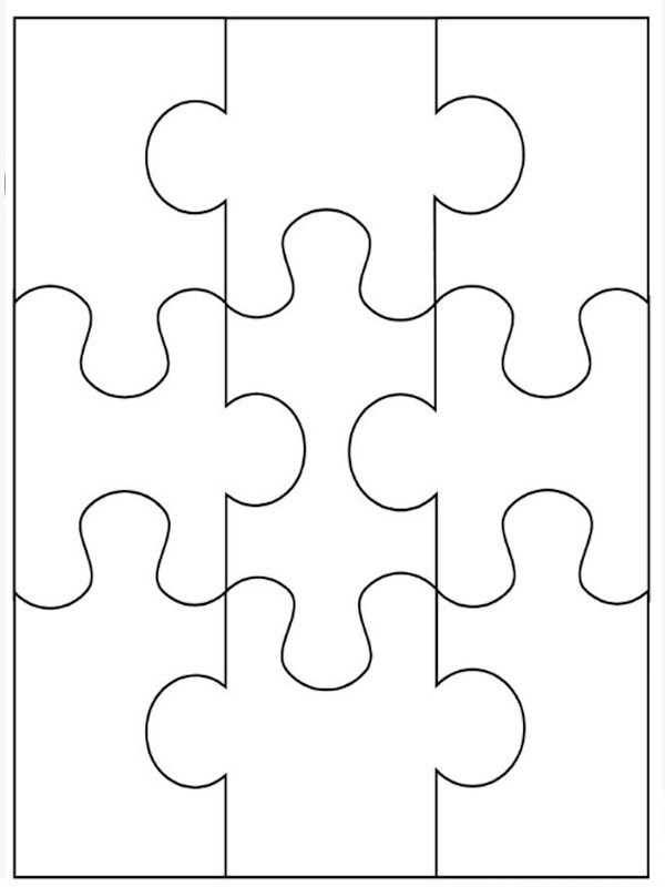 puzzle Colouring page