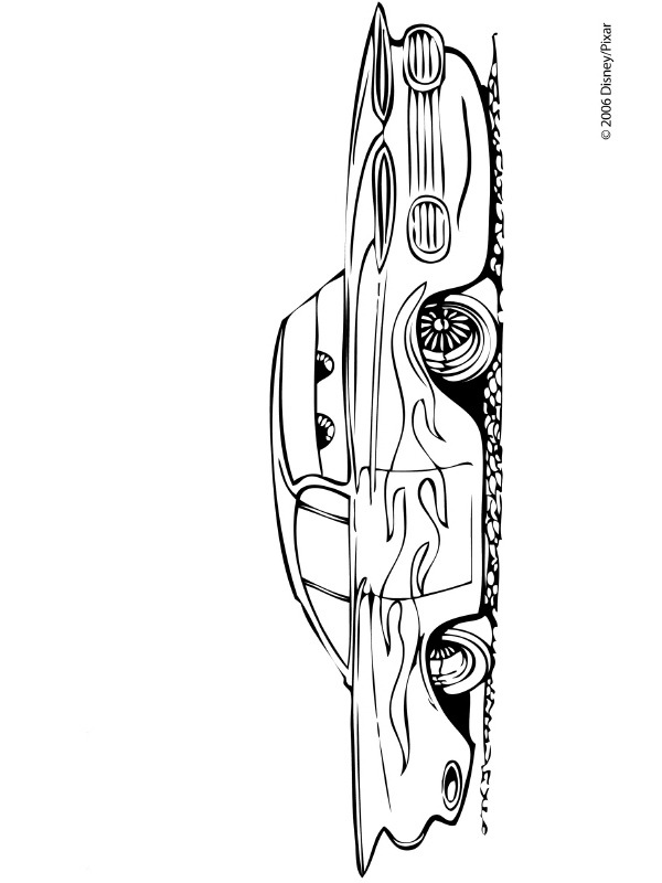 Ramone (Cars) Colouring page