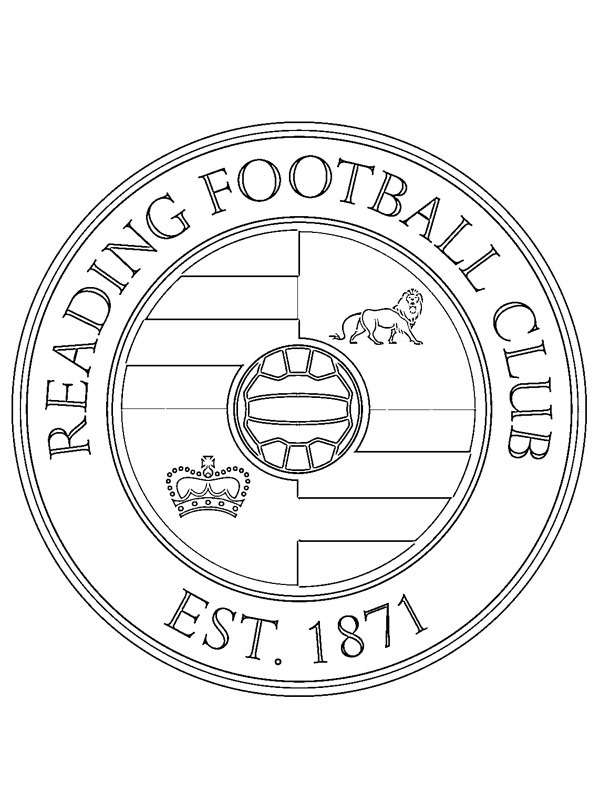 Reading FC Colouring page