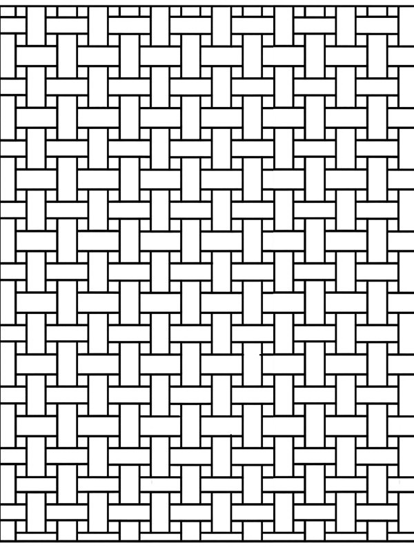 Relaxing pattern Colouring page