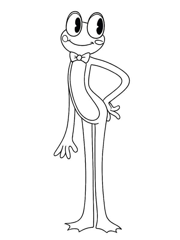 Ribbit (The Amazing Digital Circus) Colouring page