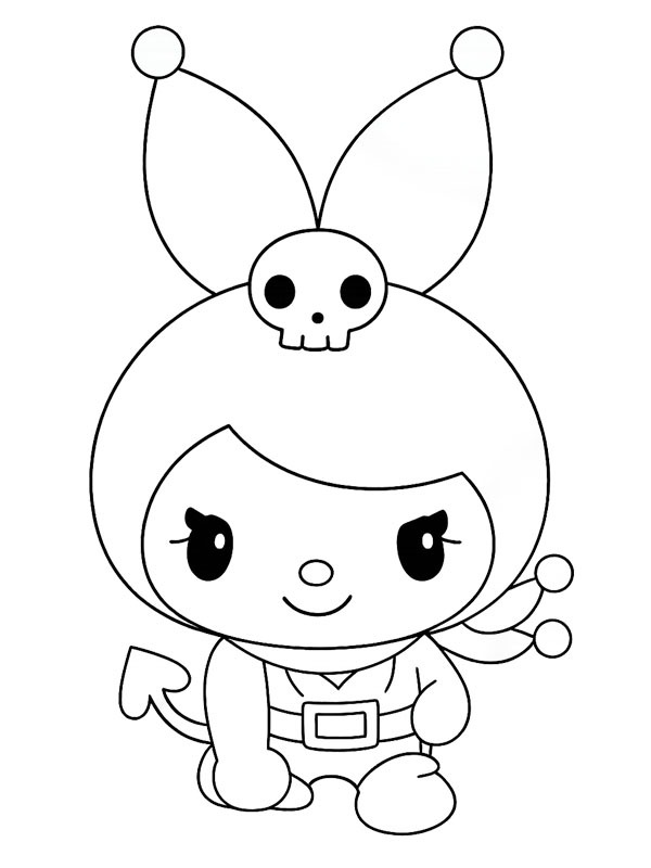 Romina Sanrio Colouring page