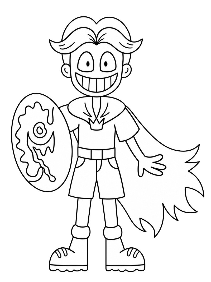 Rory Redcape (Poppy Playtime) Colouring page Rory Redcape (Poppy Playtime) Colouring page