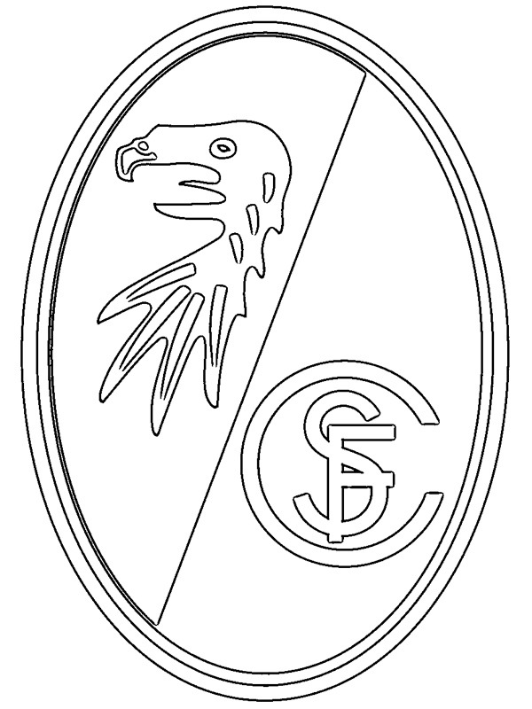 SC Freiburg Colouring page