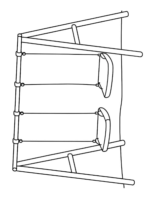 Swing Colouring page