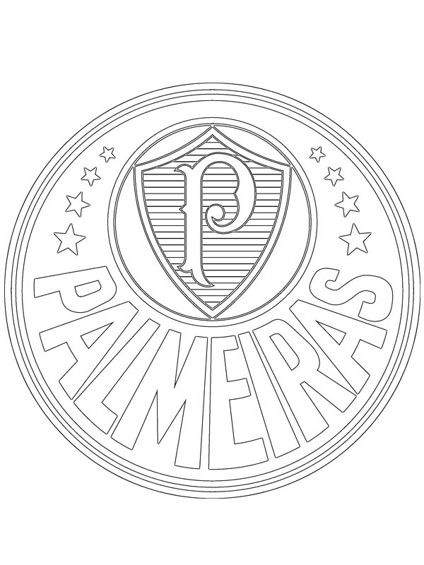 SE Palmeiras Colouring page