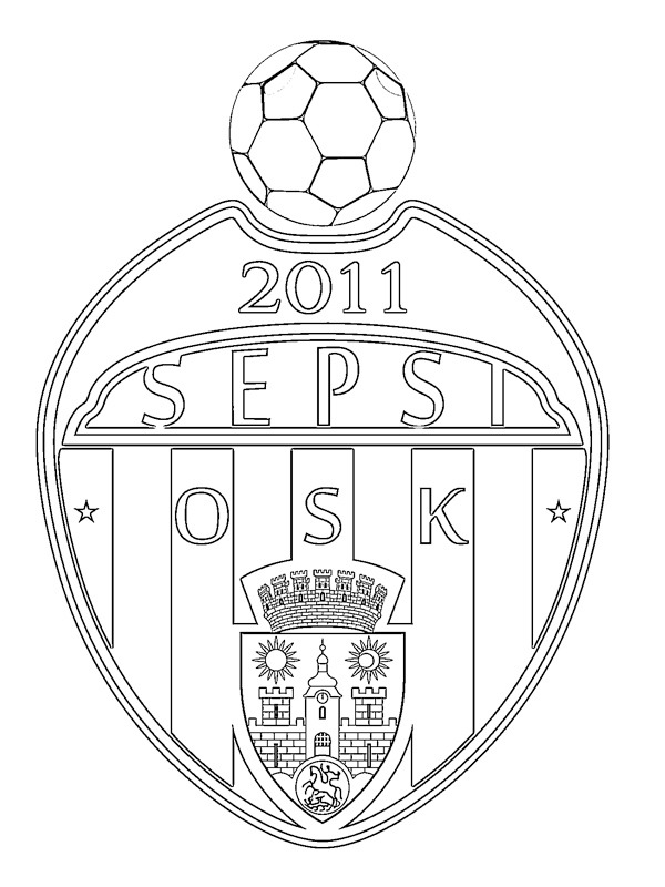 Sepsi Sf&acirc;ntu Gheorghe Colouring page