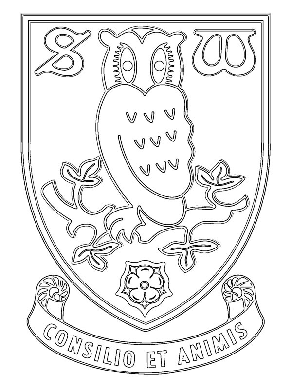 Sheffield Wednesday Colouring page