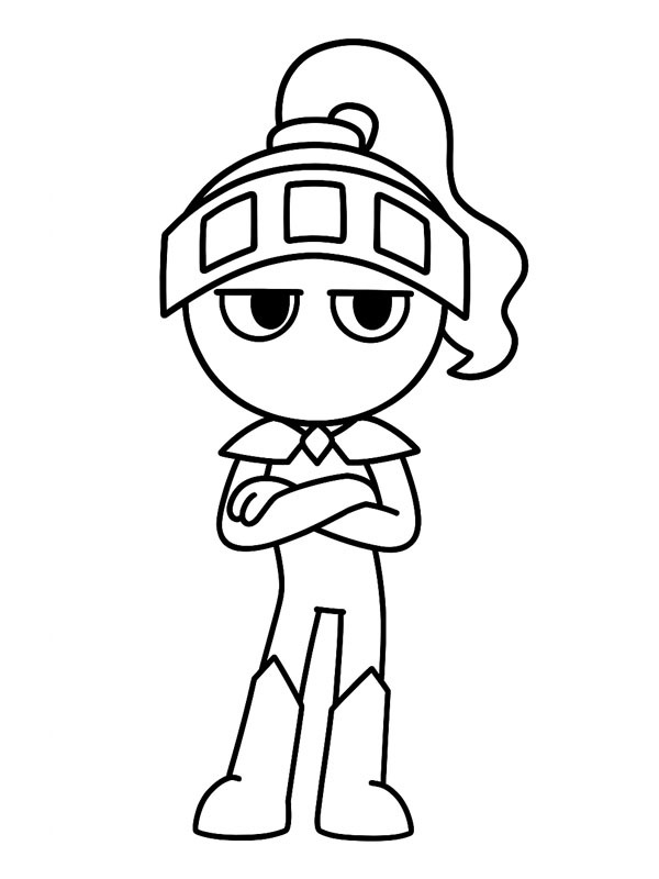 Soulvester (Dandy's World) Colouring page Soulvester (Dandy's World) Colouring page