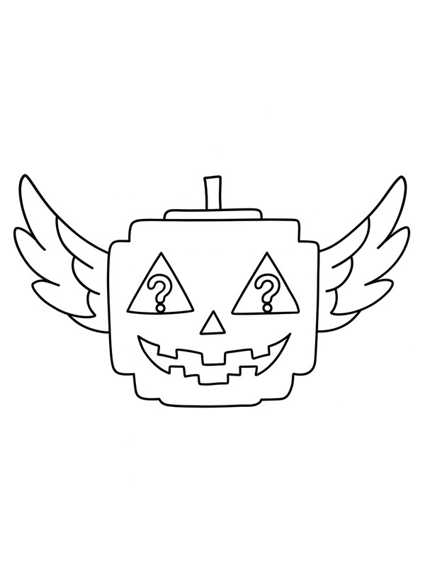 Spooky Lucky Block (Steal a Brainrot) Colouring page Spooky Lucky Block (Steal a Brainrot) Colouring page