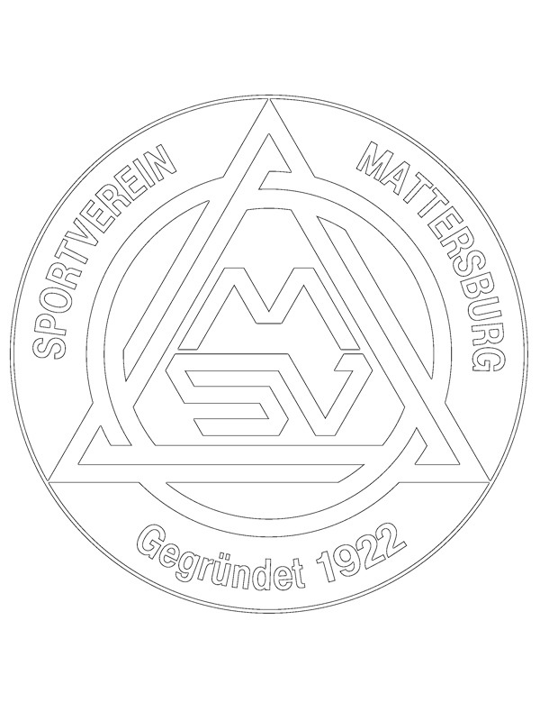 SV Mattersburg Colouring page