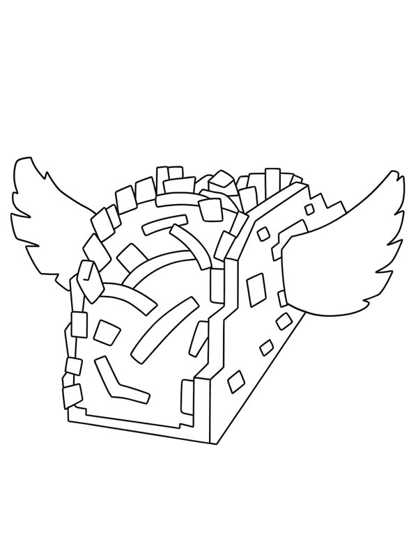 Taco Lucky Block Steal a Brainrot Colouring page Taco Lucky Block Steal a Brainrot Colouring page