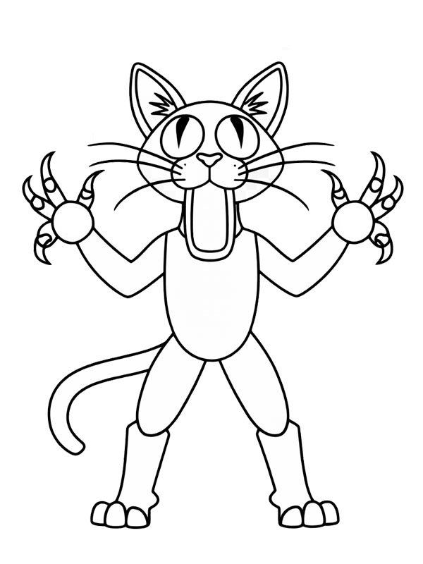 The Cat (99 Nights In The Forest) Colouring page The Cat (99 Nights In The Forest) Colouring page