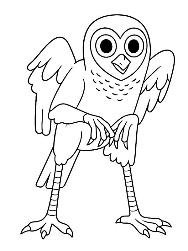 The Owl (99 Nights in the Forest) Colouring page The Owl (99 Nights in the Forest) Colouring page